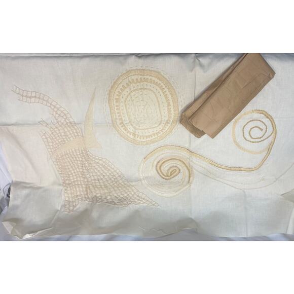 Vintage Needlepoint Tablecloth Project To Finish - Picture 3 of 16